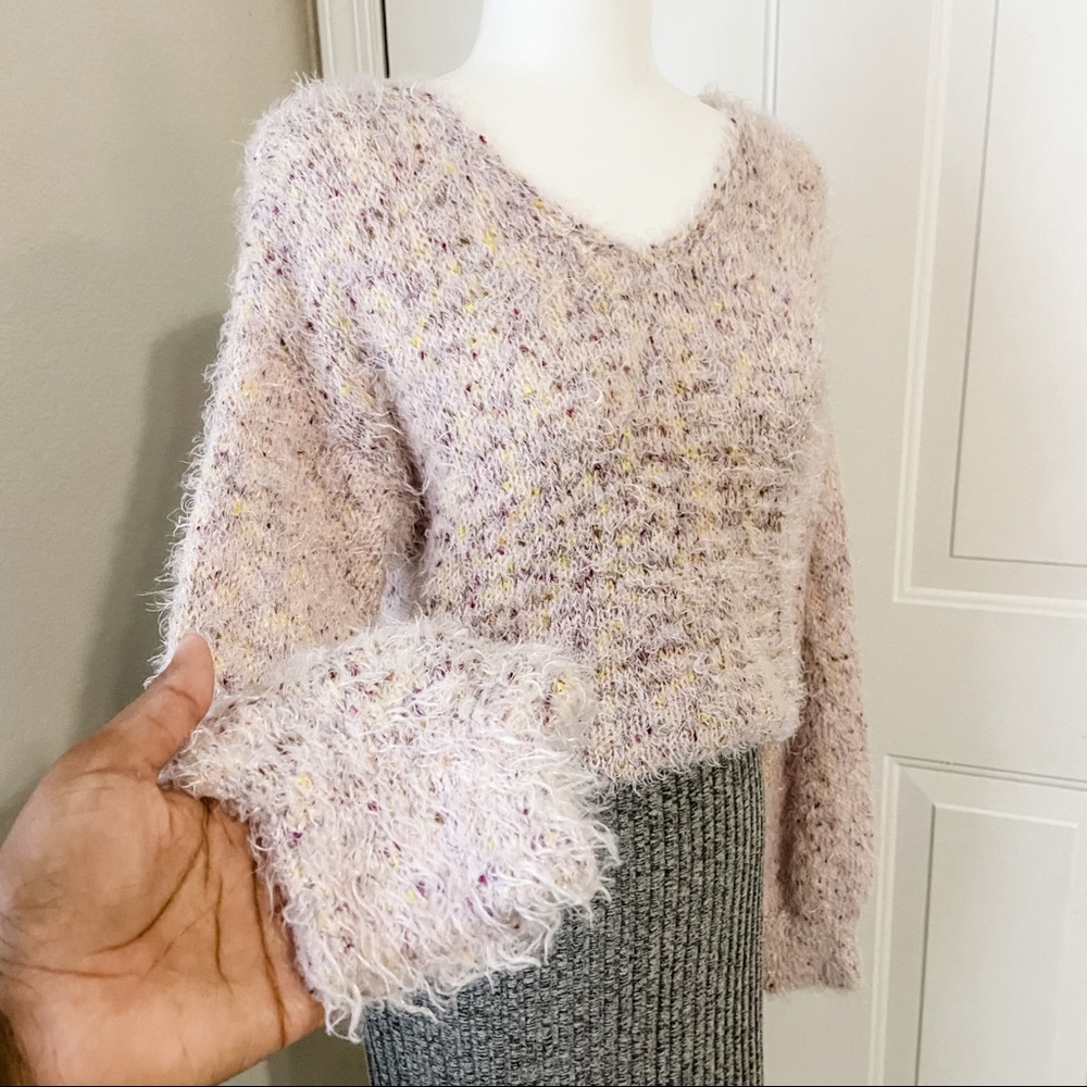 Wild Fable Fuzzy Pink Sweater